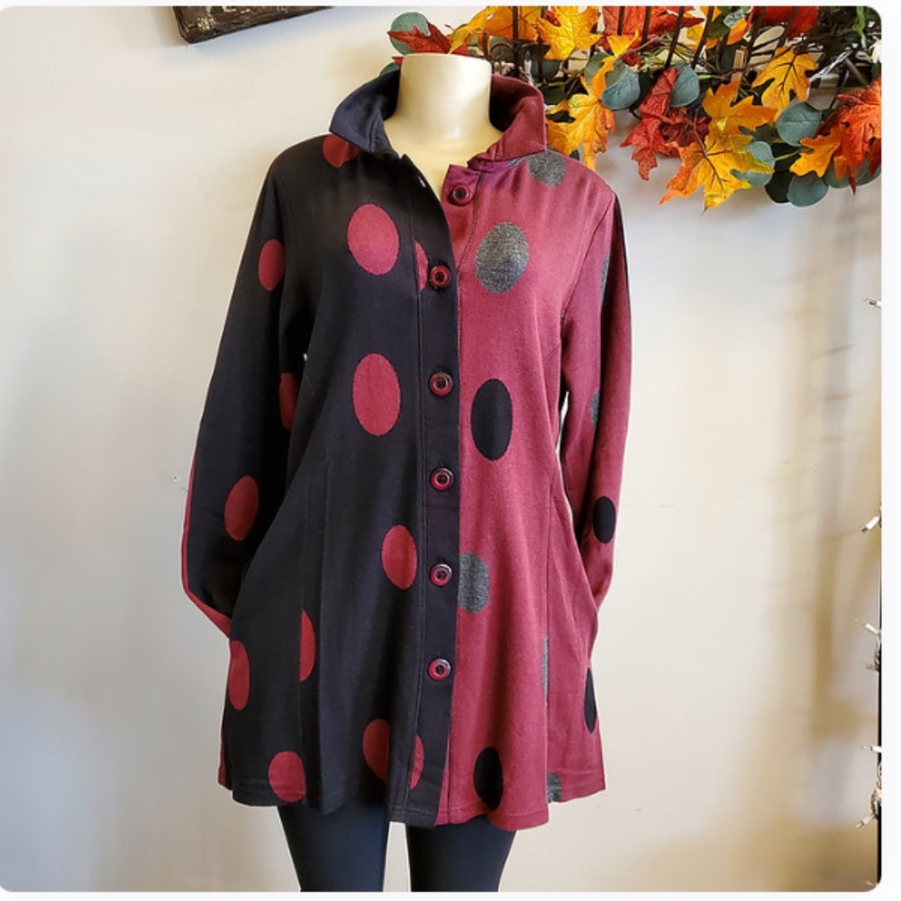 Ruched Collared Long Sleeved Button Down Tunic